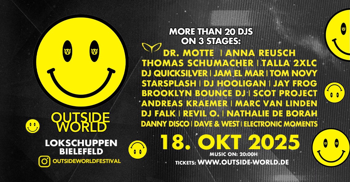 OUTSIDE WORLD FESTIVAL OKTOBER in Bielefeld